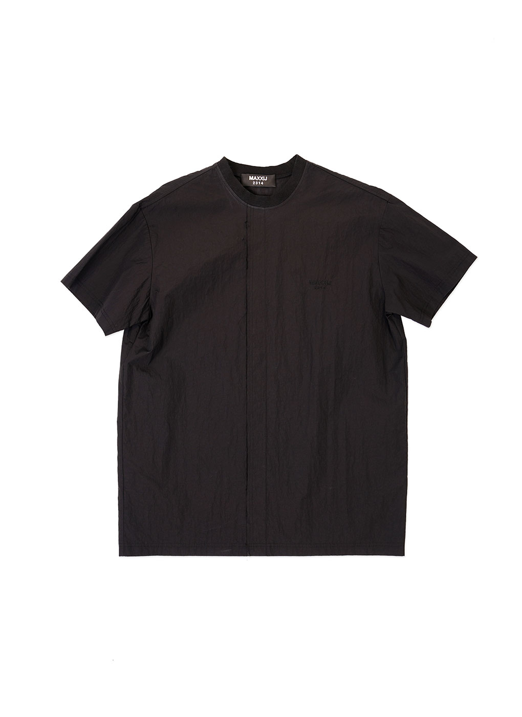 Black Seam Out Basic Woven Top