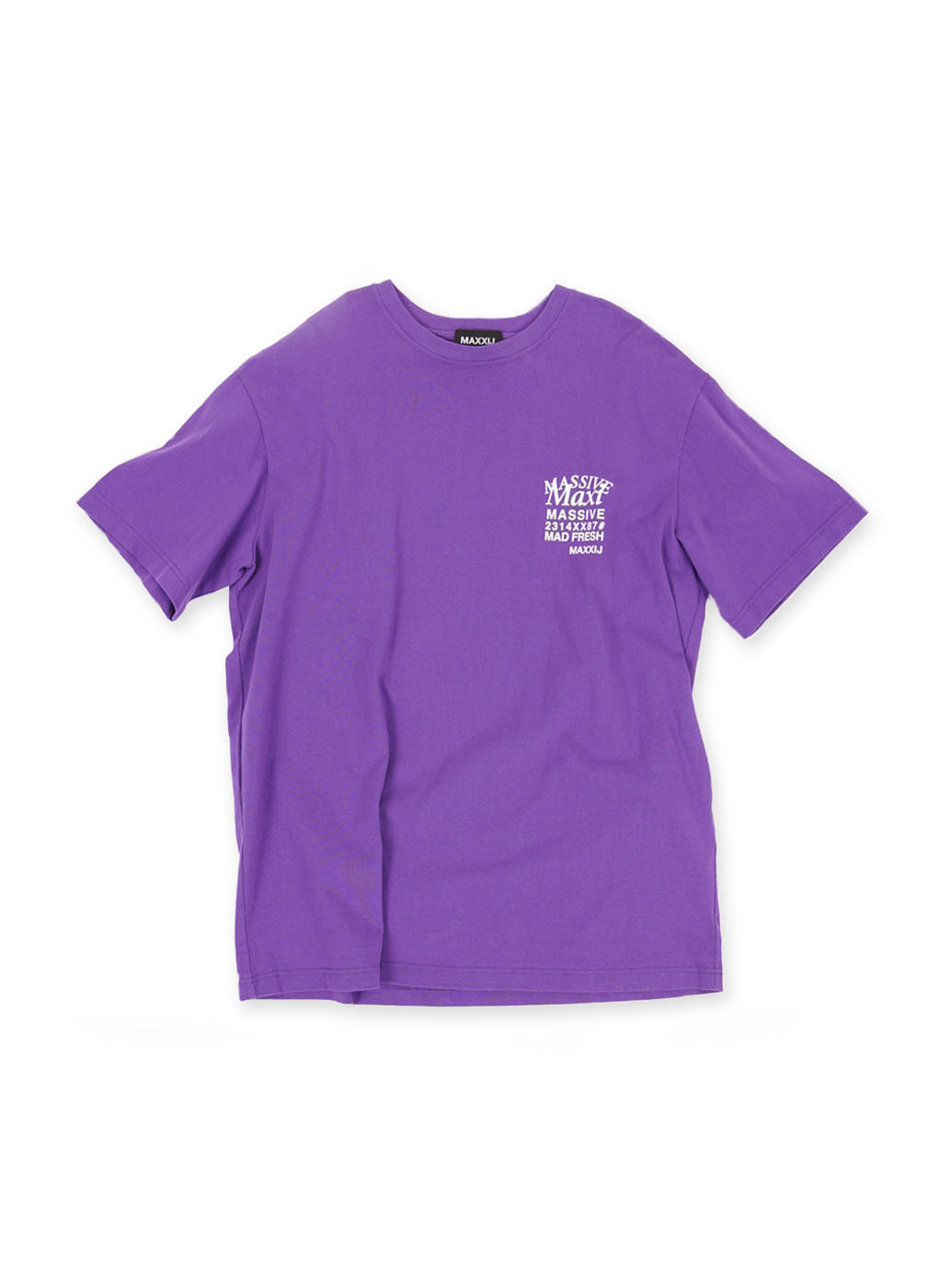 Purple &#039;MAXI&#039; Printed T-shirt
