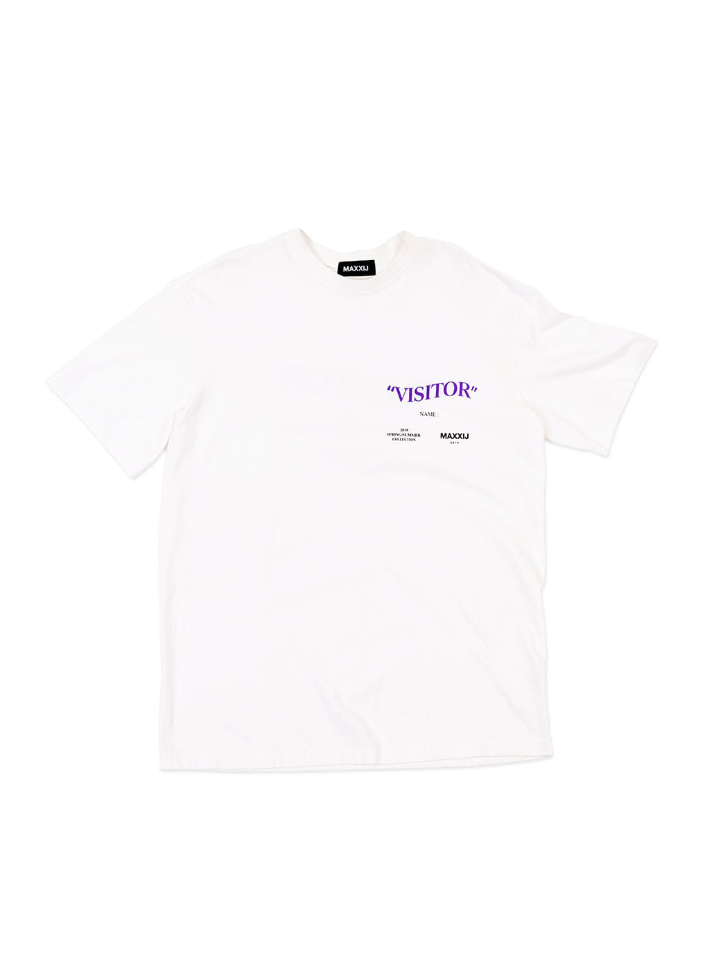 White &#039;Visitor&#039; T-shirt