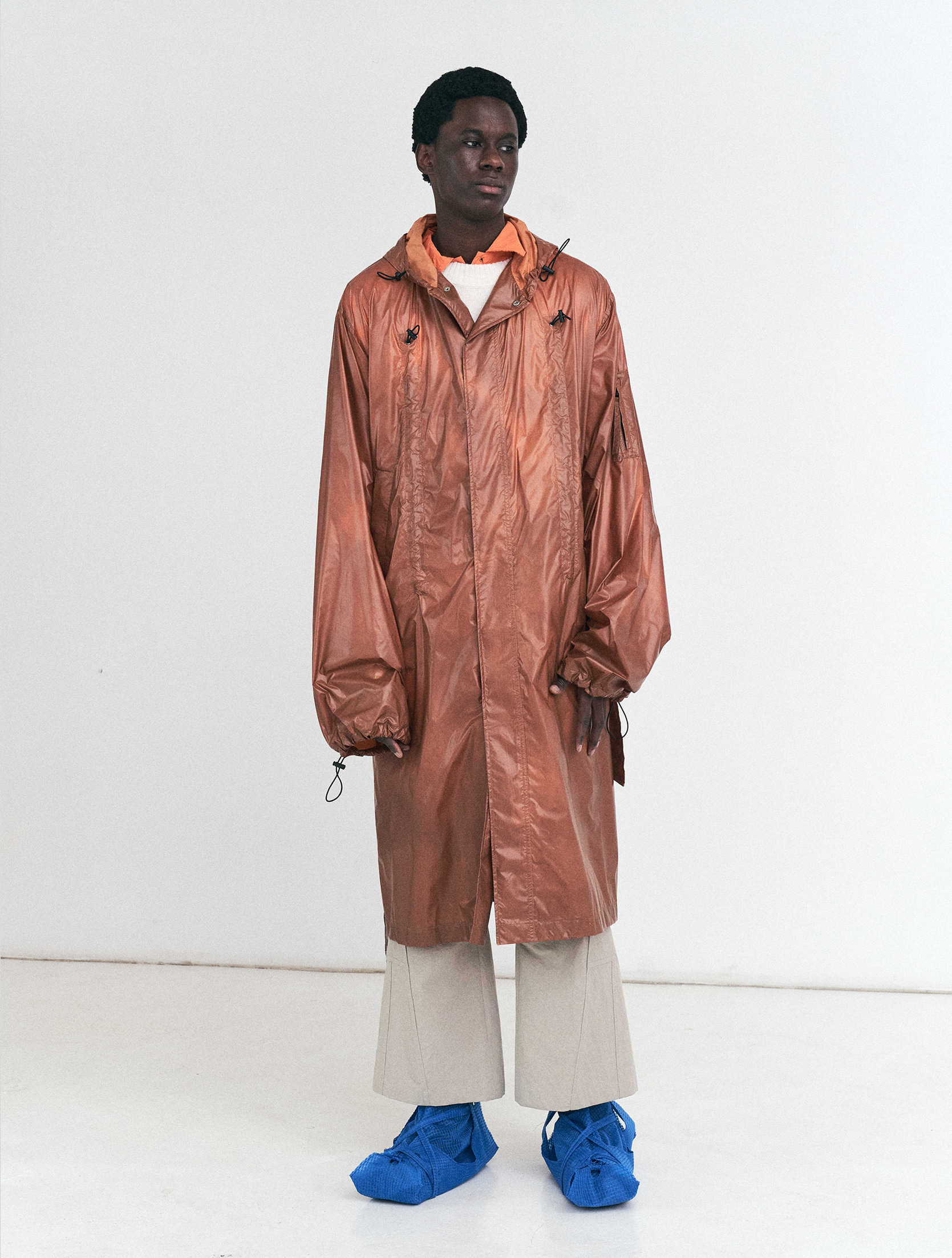Thermochromism Raincoat With Strings