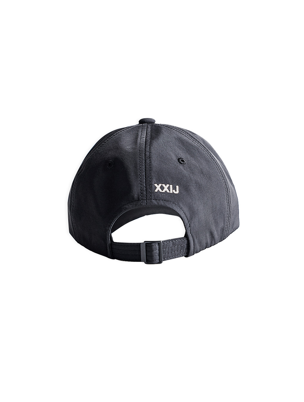 Black &#039;Abstract&#039; Logo Embroidered Ball Cap