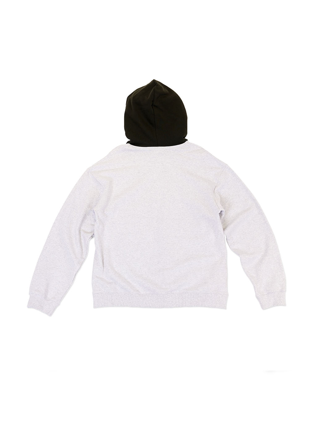 Gray &#039;MASSIVE&#039; Printed Hoodie Sweatshirt