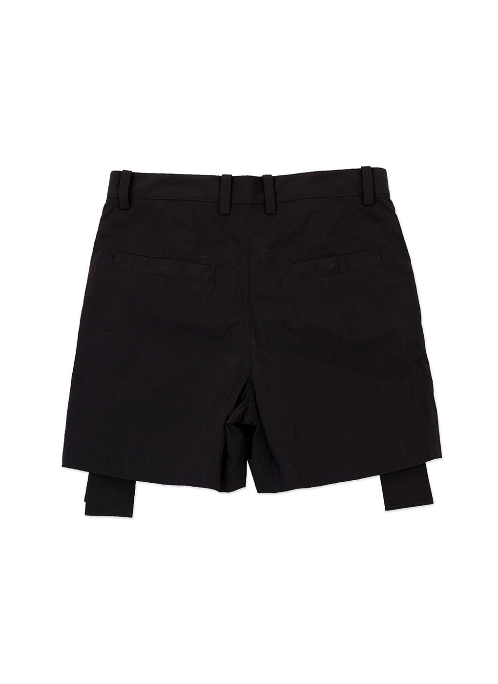 Black Zipper Shorts