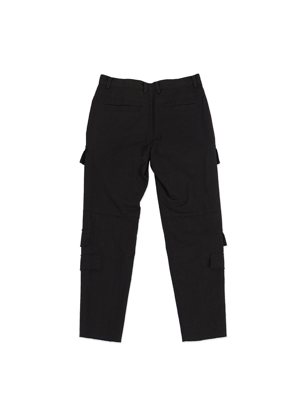Black New Cargo Denim Trousers