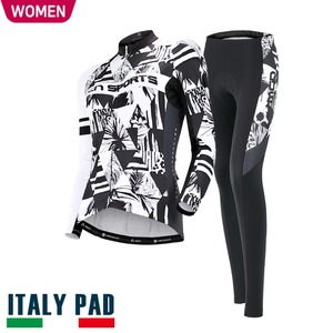 [BENECIA SET-WOMEN]베네치아 여성용 긴팔져지+9부 패드바지 세트자전거의류, 자전거복, 사이클웨어, 라이딩복장