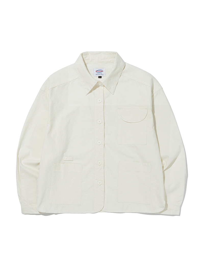 Pocket short shirts [white]