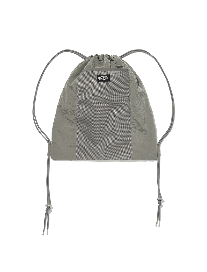 Metal velcro gym sack (Khaki Gray)