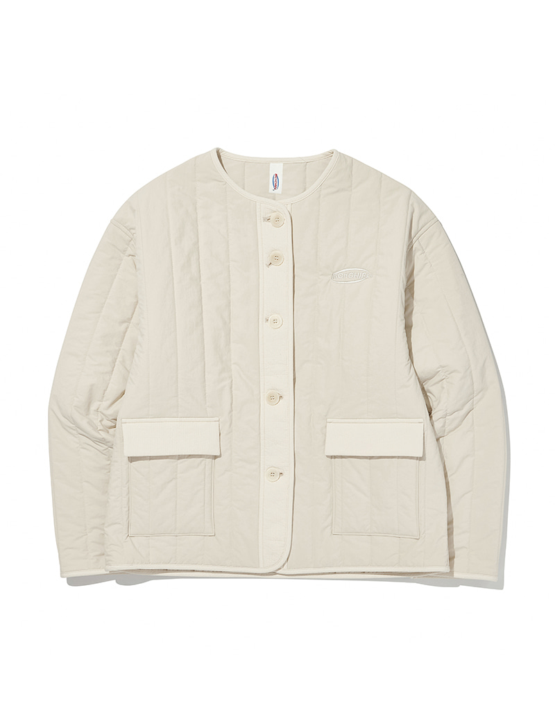 Space quilting jacket [ivory]