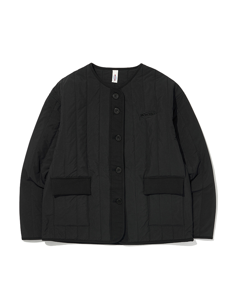 Space quilting jacket [black]