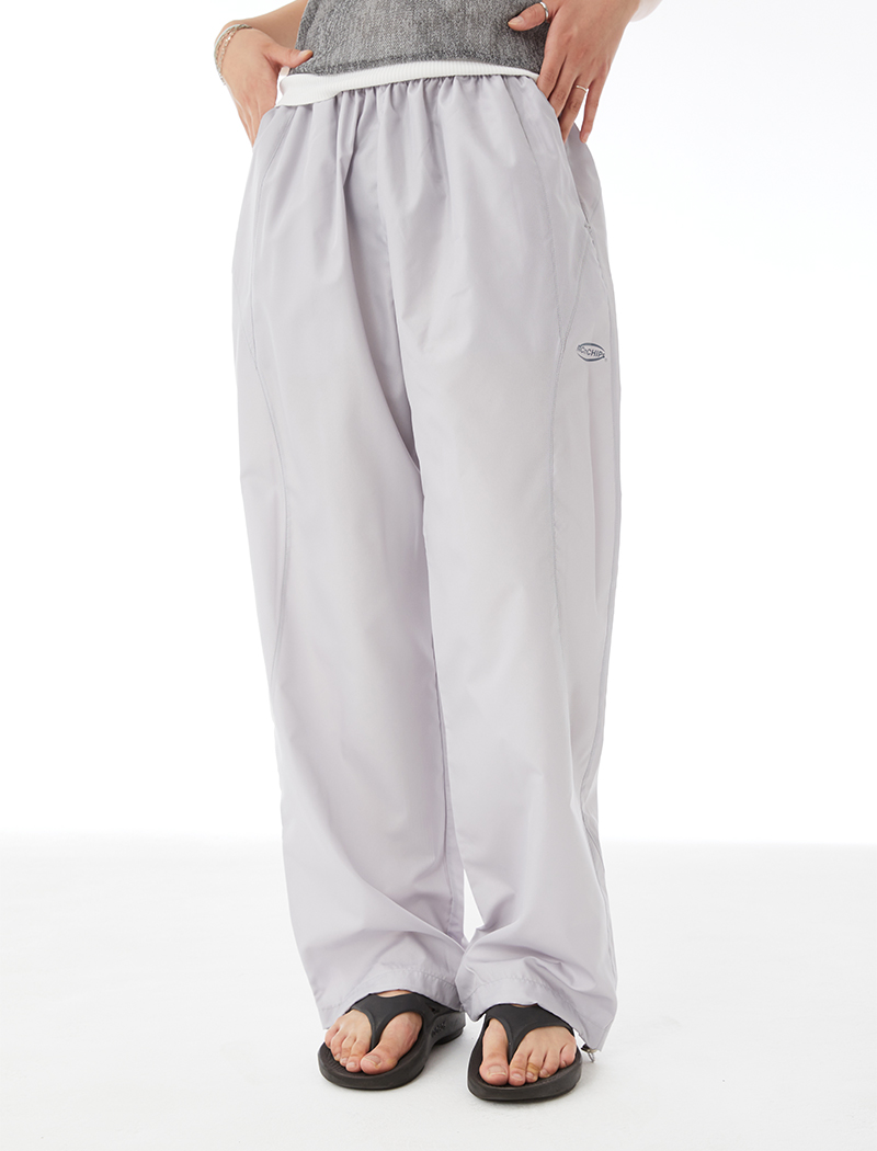Side crescent pants (grey)