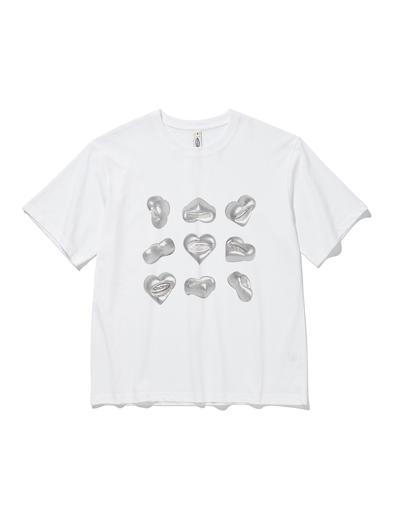 Spinning Heart Tee [silver]