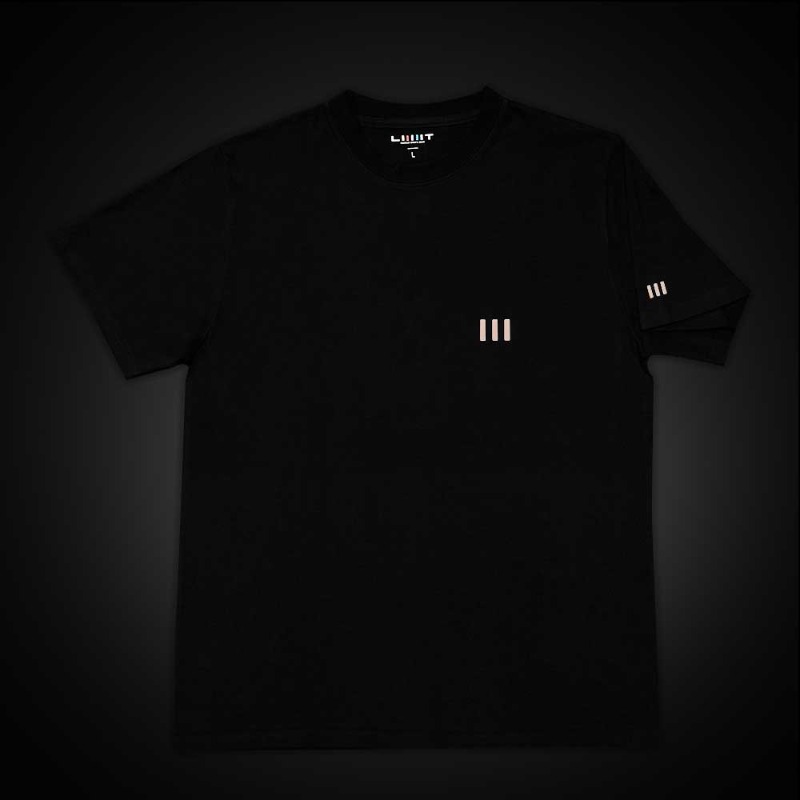 더 엘 리미트 코리아 :: THE L LIMIT KOREA, [THE-L-LIMIT] 로즈골드 미니 로고 블랙 티셔츠