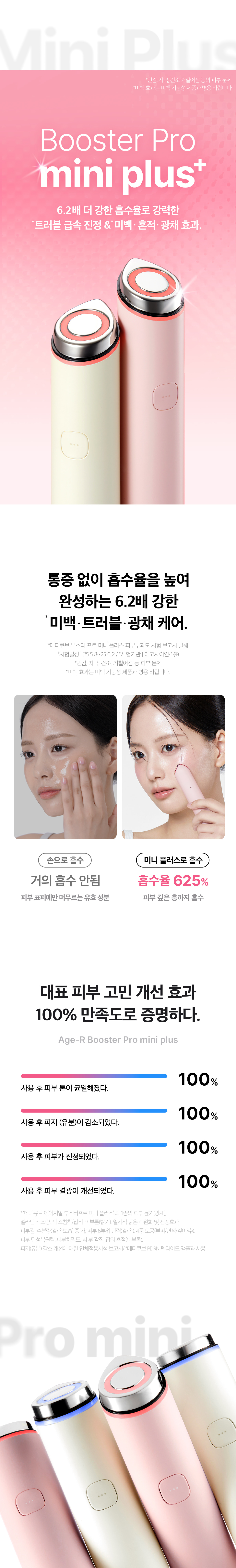medicube AGE-R Booster Pro Mini Plus Pink | OLIVE YOUNG Global