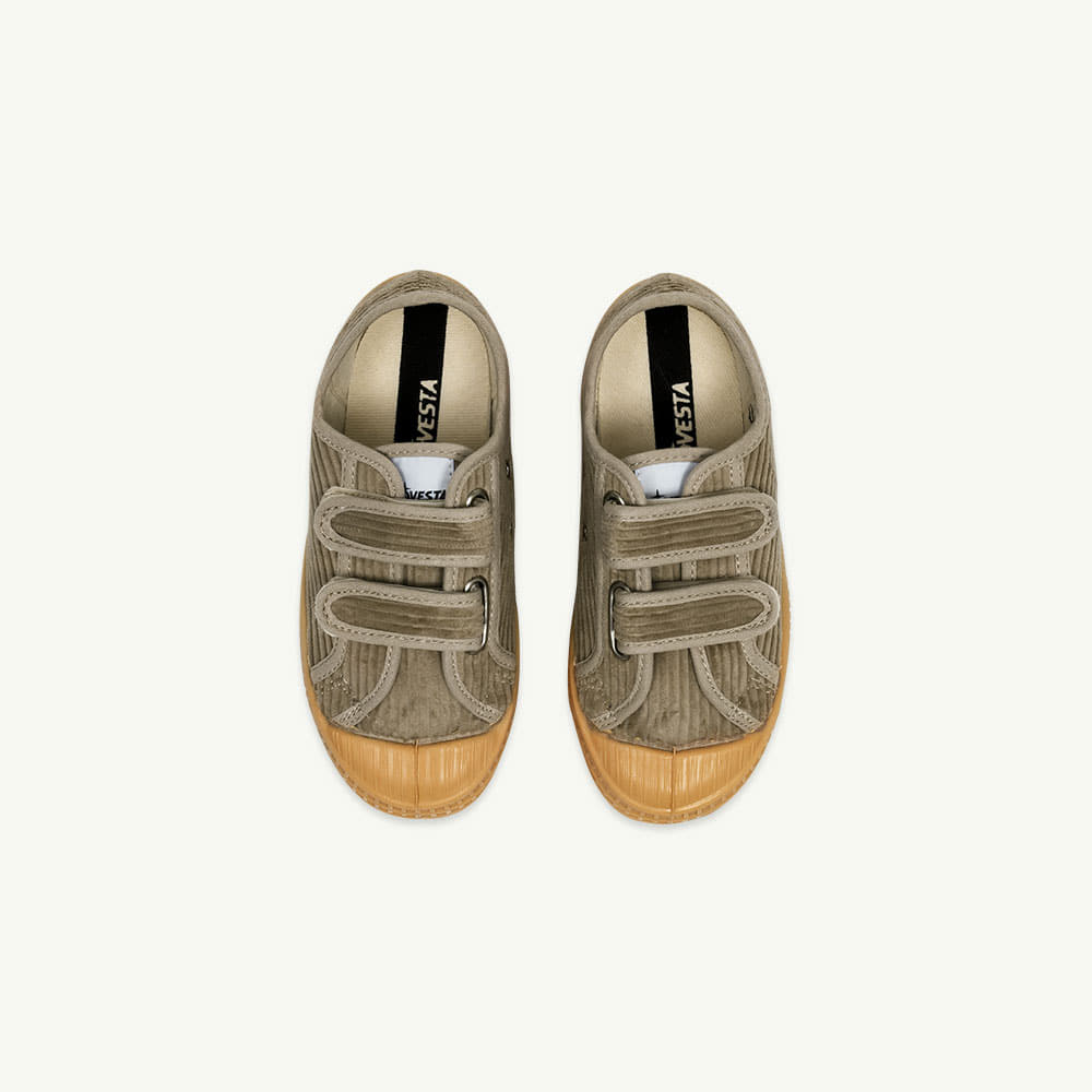 Novesta Velcro Corduroy sneakers - Beige ( 신학기 이벤트 UP TO 40%, 당일 발송 )
