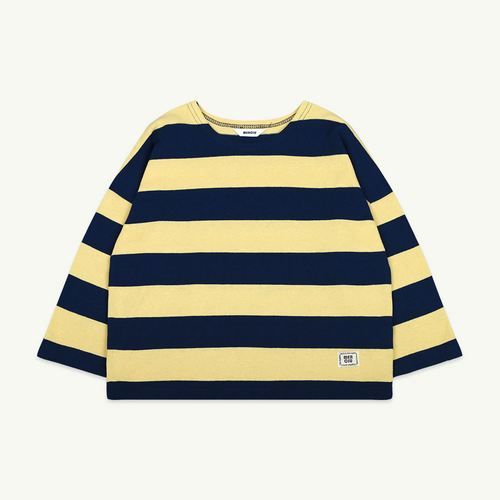 22 F/W Stripe t-shirt - yellow ( 2차 입고, 당일 발송 )