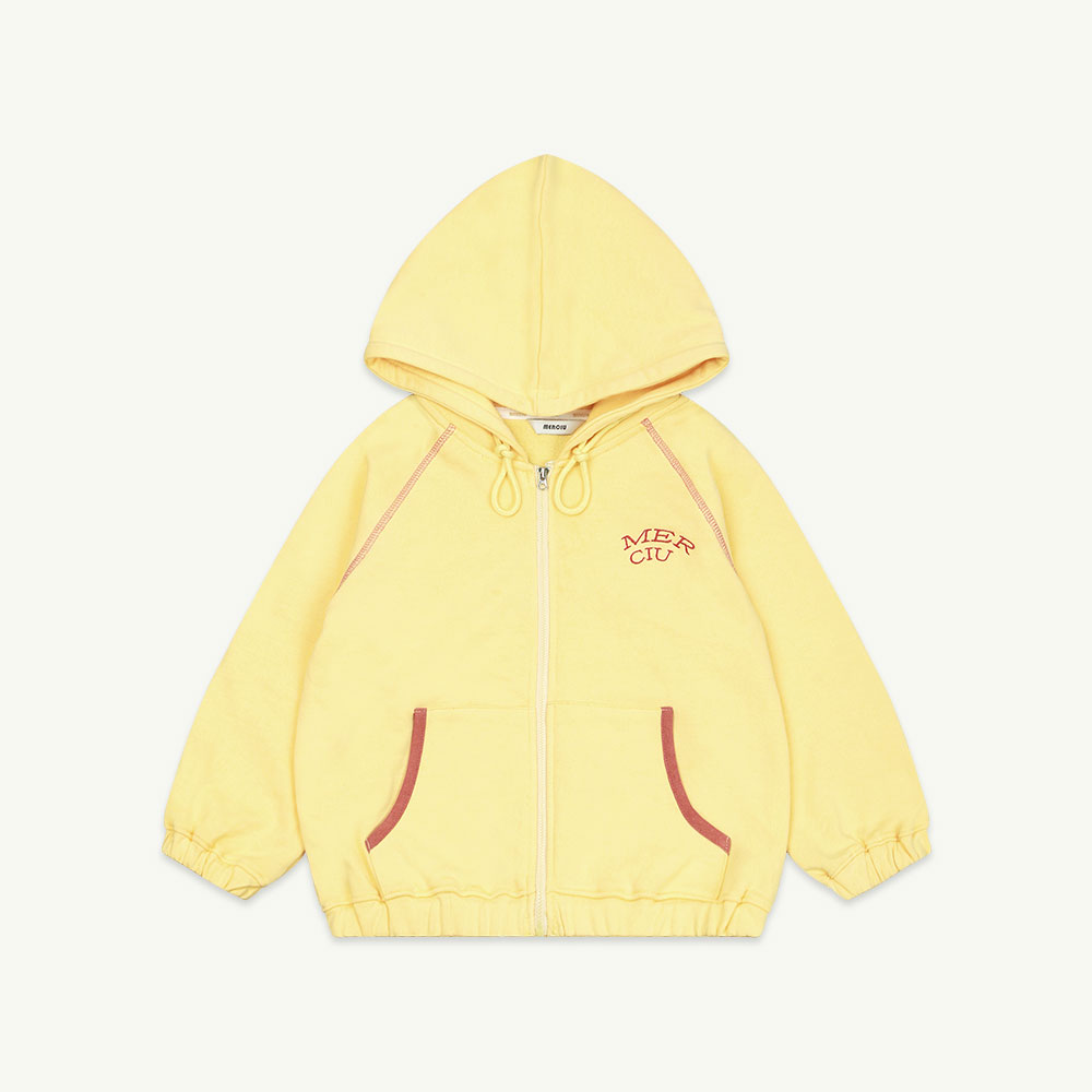 메르시유 23 S/S Merciu zip up hoodie - yellow_MR23S3006 ( 3차 입고, 당일 발송 )