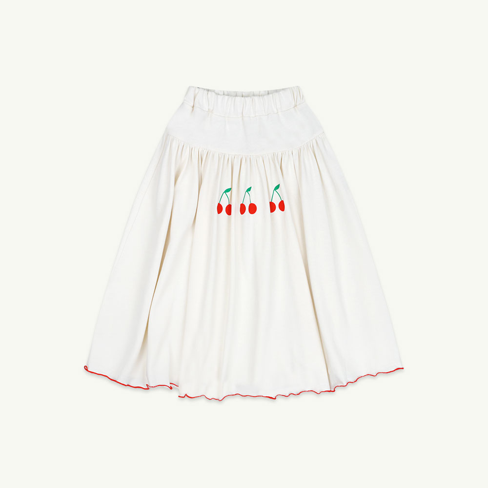 23 S/S Cherry flare skirt - ivory ( 프리오더, 3월 22일까지 주문 가능 )