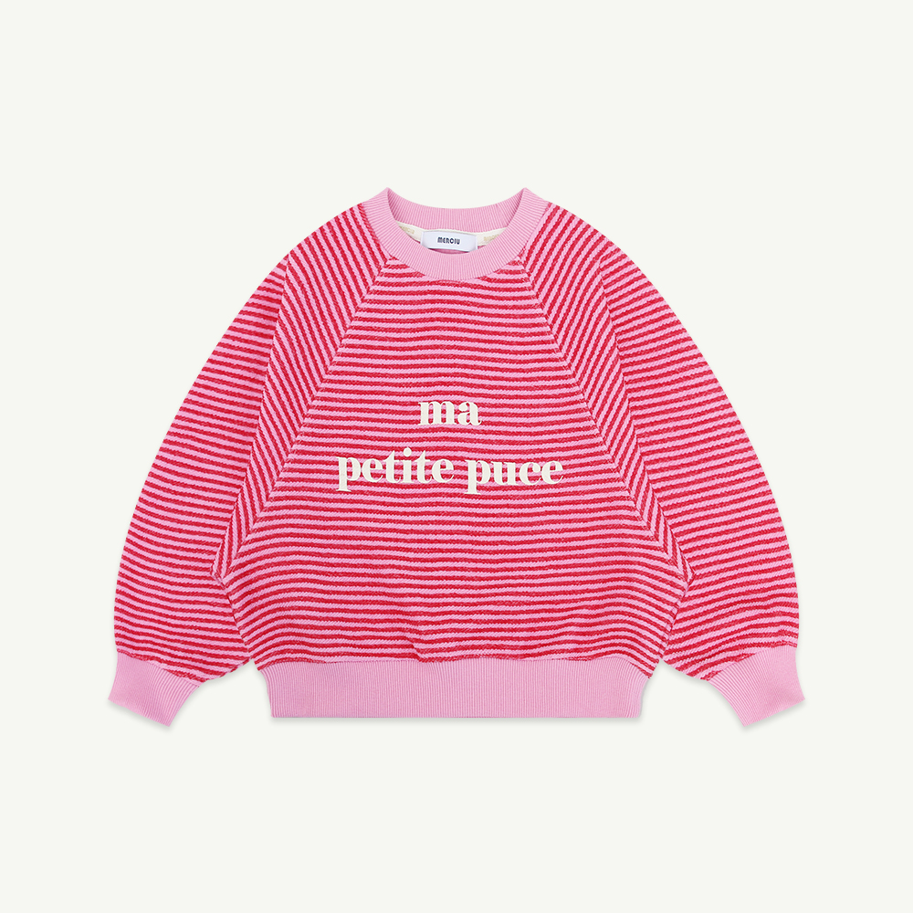 Striped sweatshirt _Pink_MR24S1008