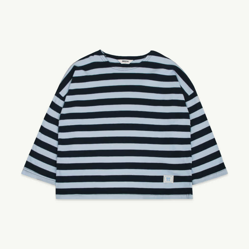 22 S/S Stripe t-shirt - blue