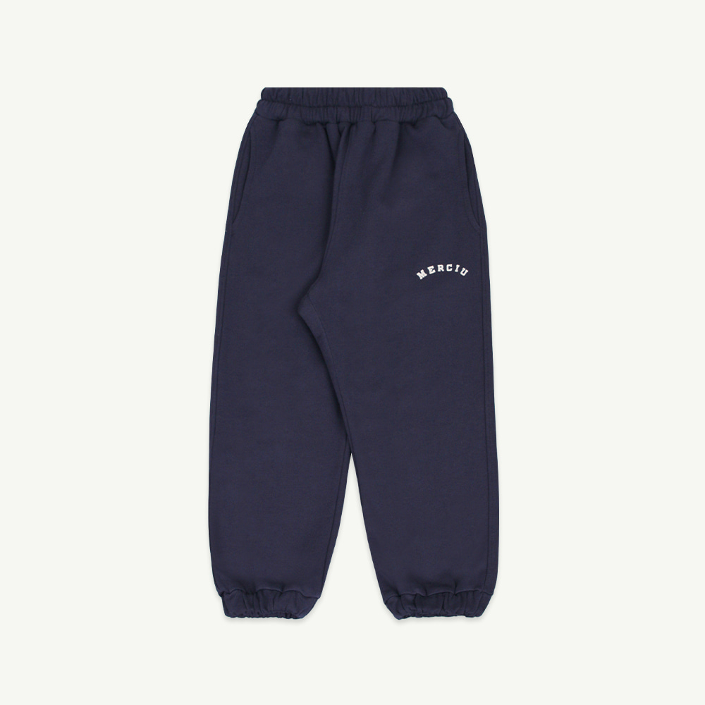 22 S/S Basic jogger pants - navy
