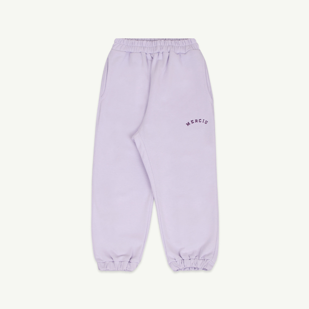 22 S/S Basic jogger pants - purple