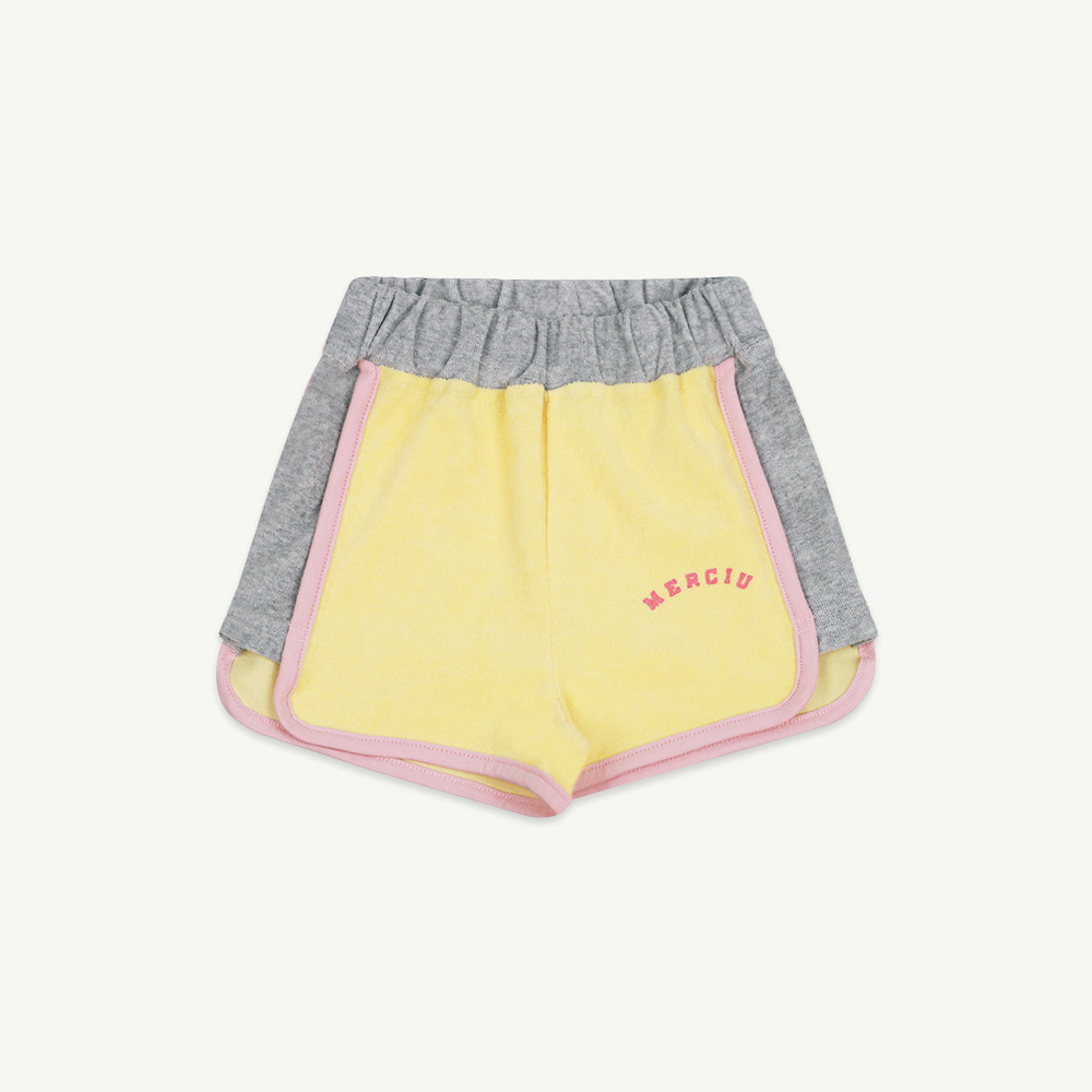 22 S/S Merciu towel shorts - yellow ( 2차 입고, 당일 발송 )