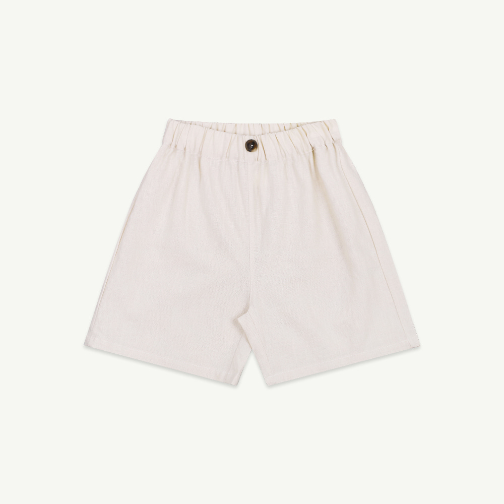 22 S/S Linen shorts - beige ( 2차 입고, 당일 발송 )