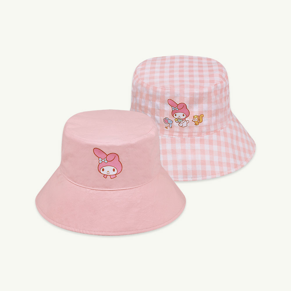 [MERCIU X My Melody] 22 S/S Reversible bucket hat ( 마지막 재입고 오픈, 당일 발송 )