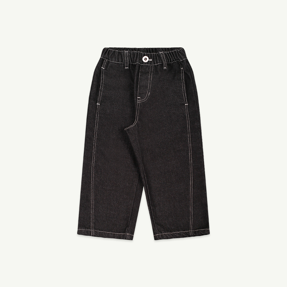 22 F/W Wide denim pants - black ( 4차 입고, 당일 발송 )