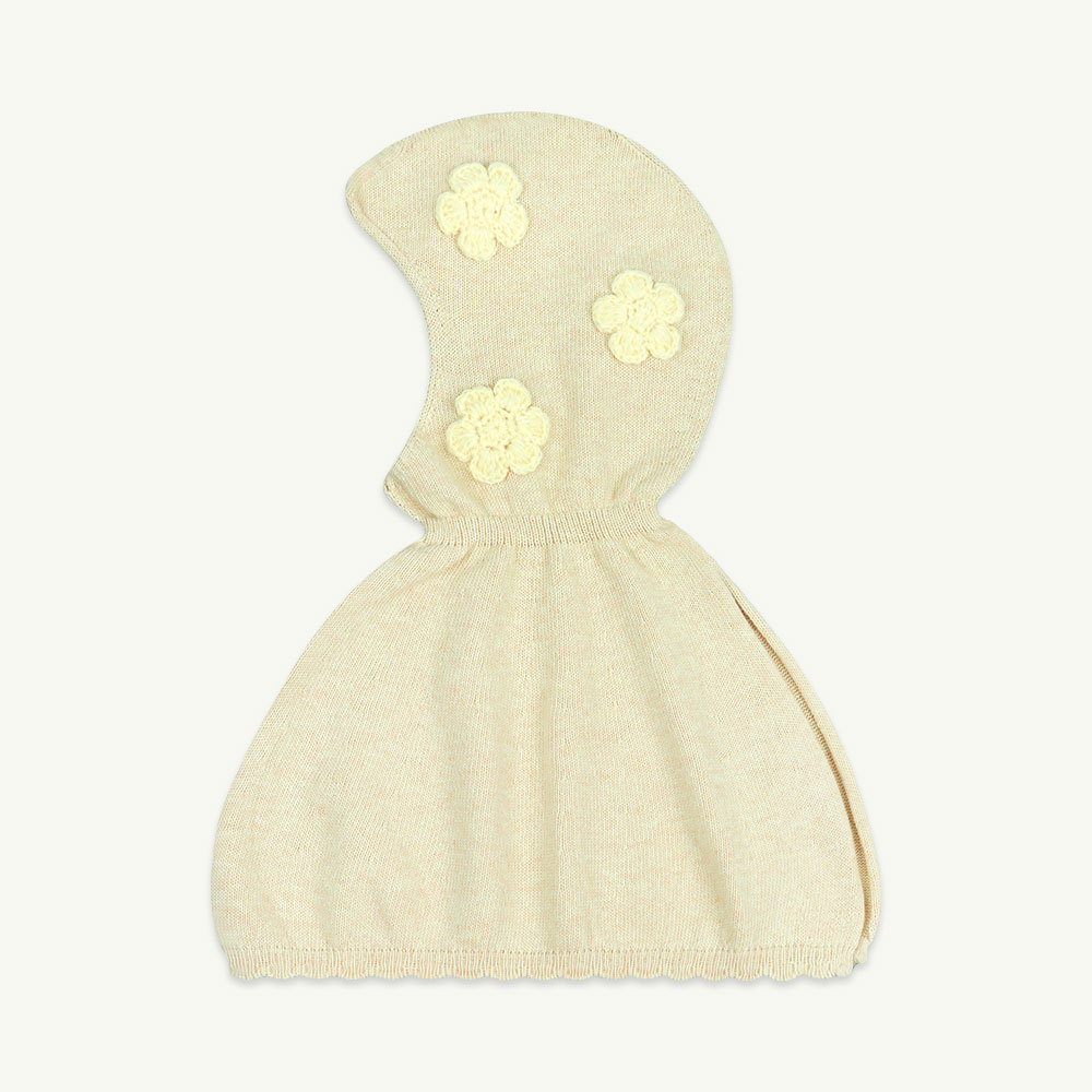22 F/W Flower knit balaclava - yellow ( 3차 재입고 오픈, 당일 발송 )