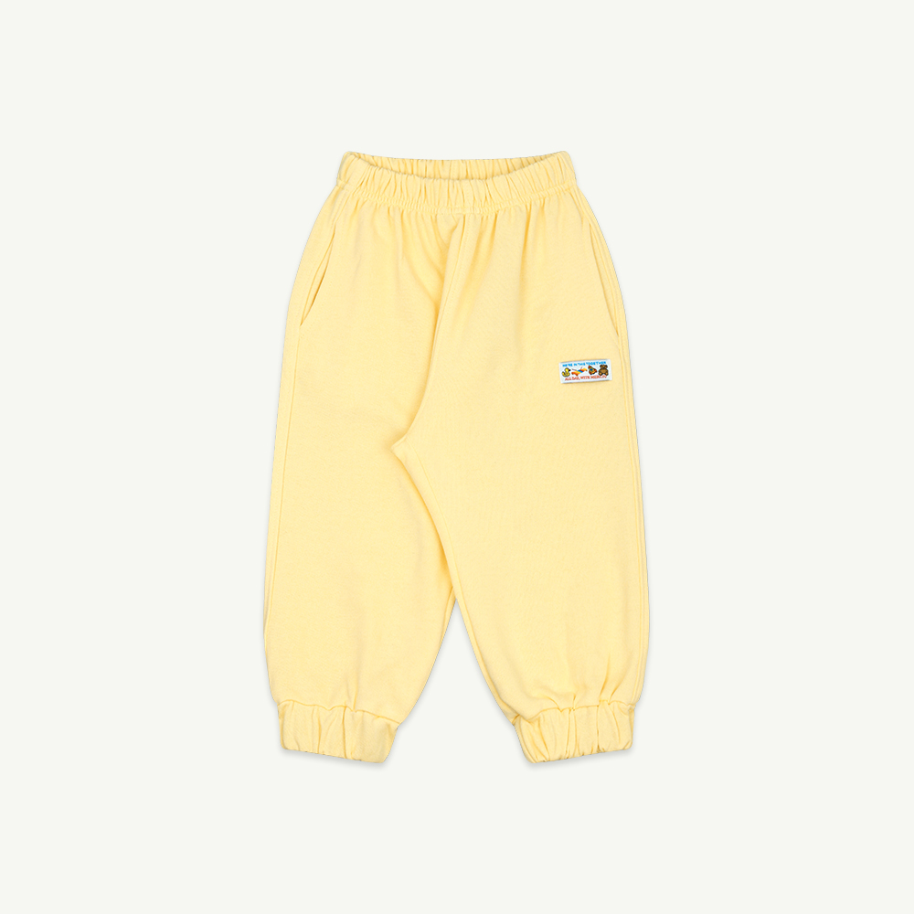23 S/S Basic jogger pants - yellow ( 2차 프리오더 )