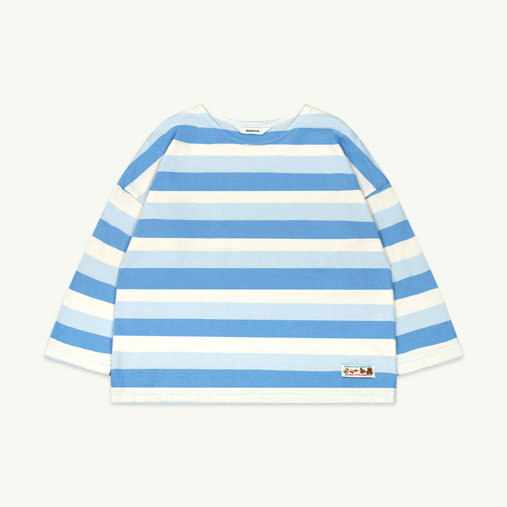 23 S/S Stripe t-shirt - blue ( 3차 입고 , 당일 발송 )