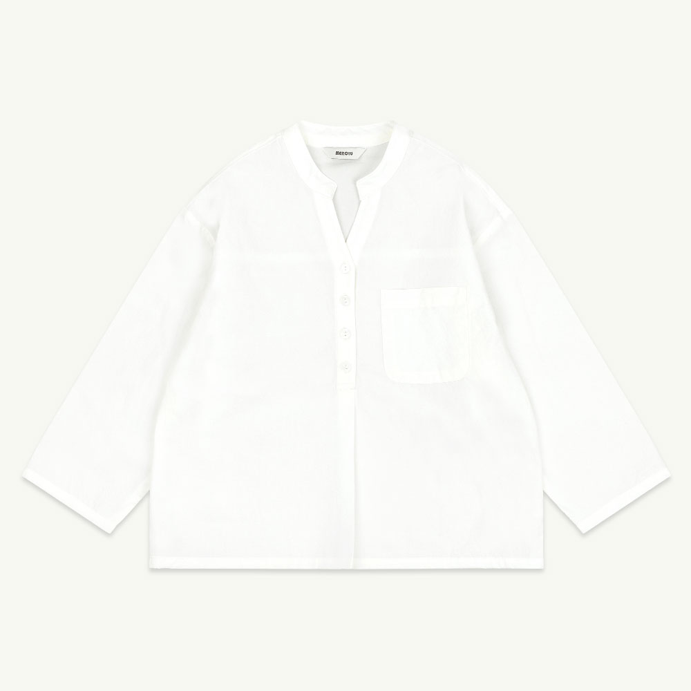 23 S/S Round shirt - ivory ( 2차 프리오더, 3월 12일까지 주문가능 )