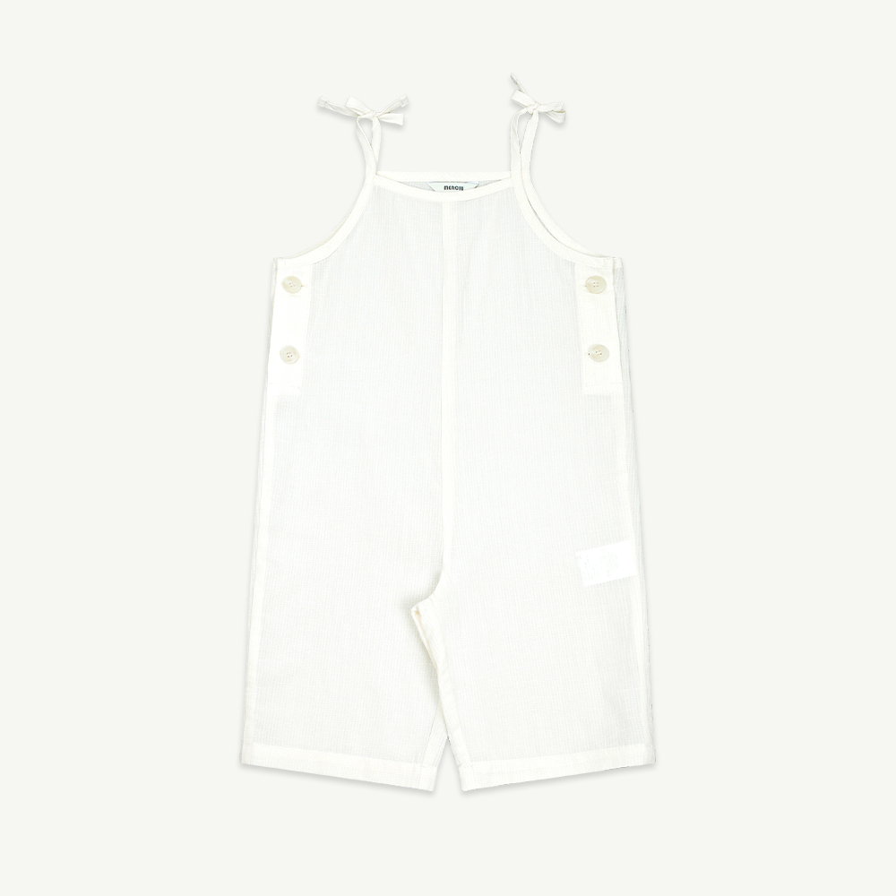 23 S/S String jumpsuit - ivory