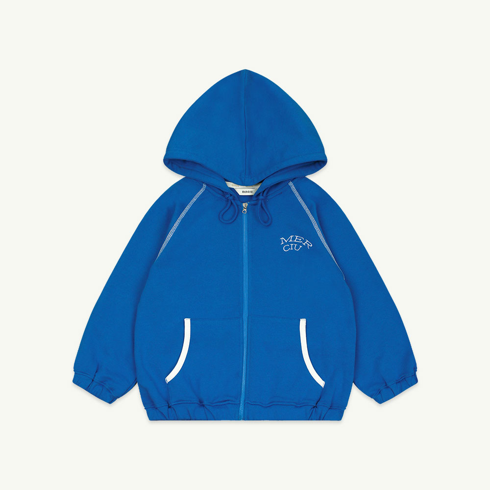 메르시유 23 S/S Merciu zip up hoodie - blue_MR23S3006 ( 3차 입고, 당일 발송 )