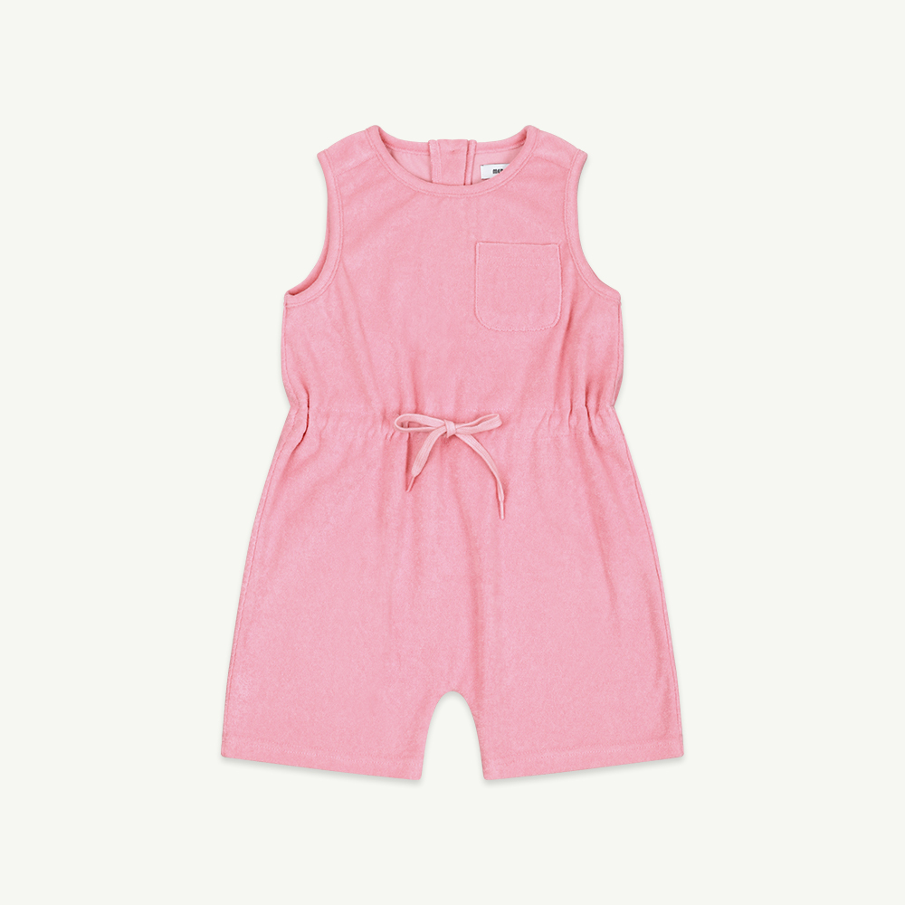 23 S/S Terry jumpsuit - pink ( 3차 입고, 당일 발송 )