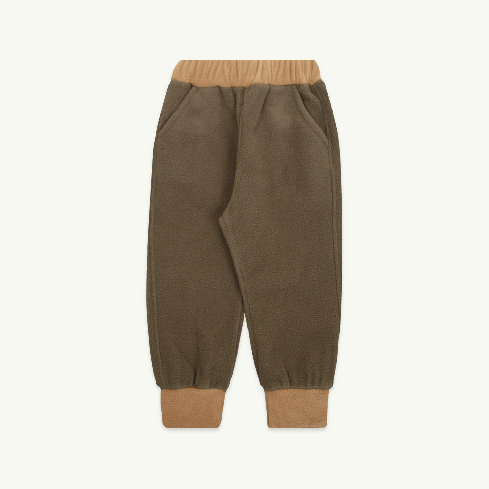 21 F/W Fur jogger pants - khaki ( 2차 입고, 당일발송 )