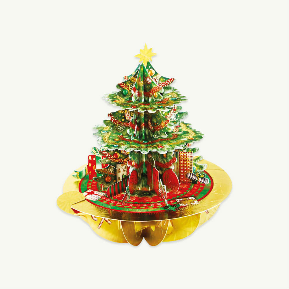 [Santoro] Christmas Tree Pop-Up Card ( 당일 발송 )