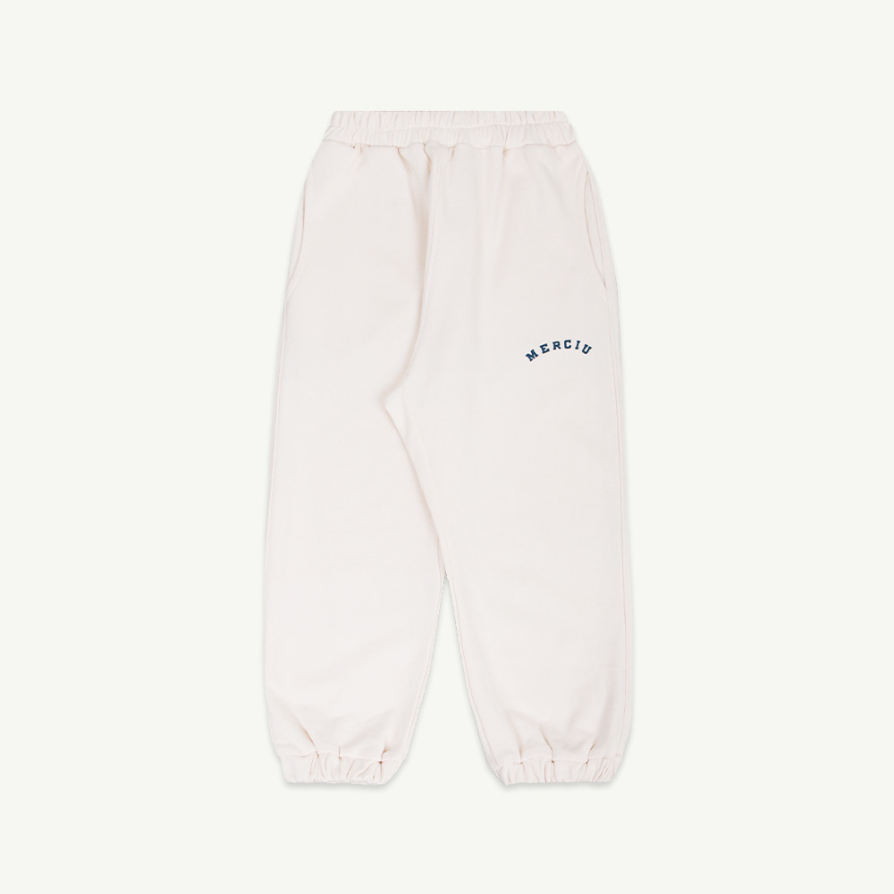 22 S/S Basic jogger pants - ivory ( up to 40%, 8월 15일까지 )