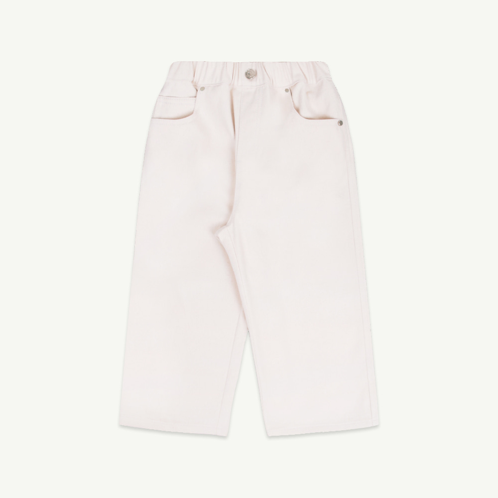 22 S/S Wide pants - ivory ( up to 40%, 8월 15일까지 )