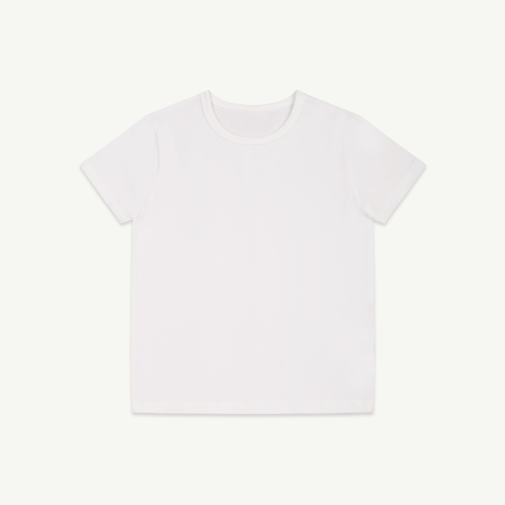 22 S/S Basic t-shirt - ivory ( 3차 입고, 당일발송 )