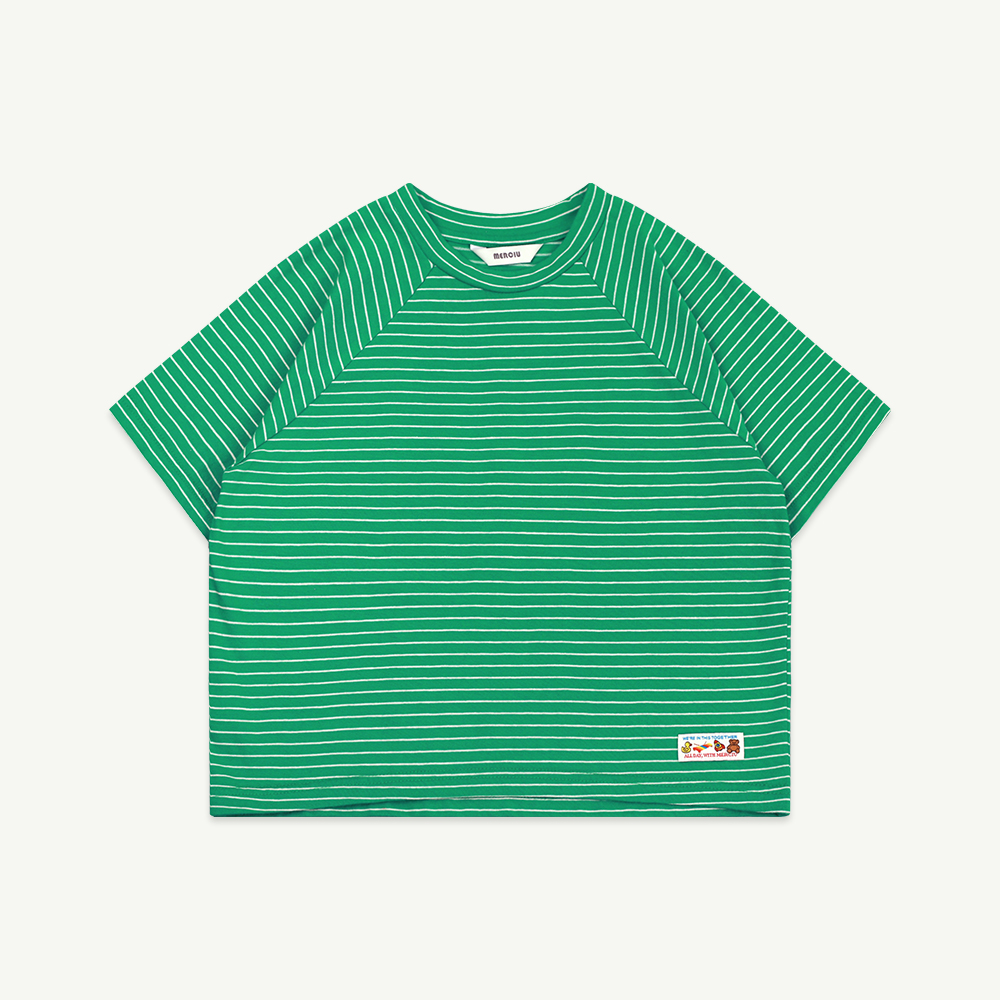 23 S/S Stripe short sleeved t-shirt - green ( 3차 입고, 당일 발송  )