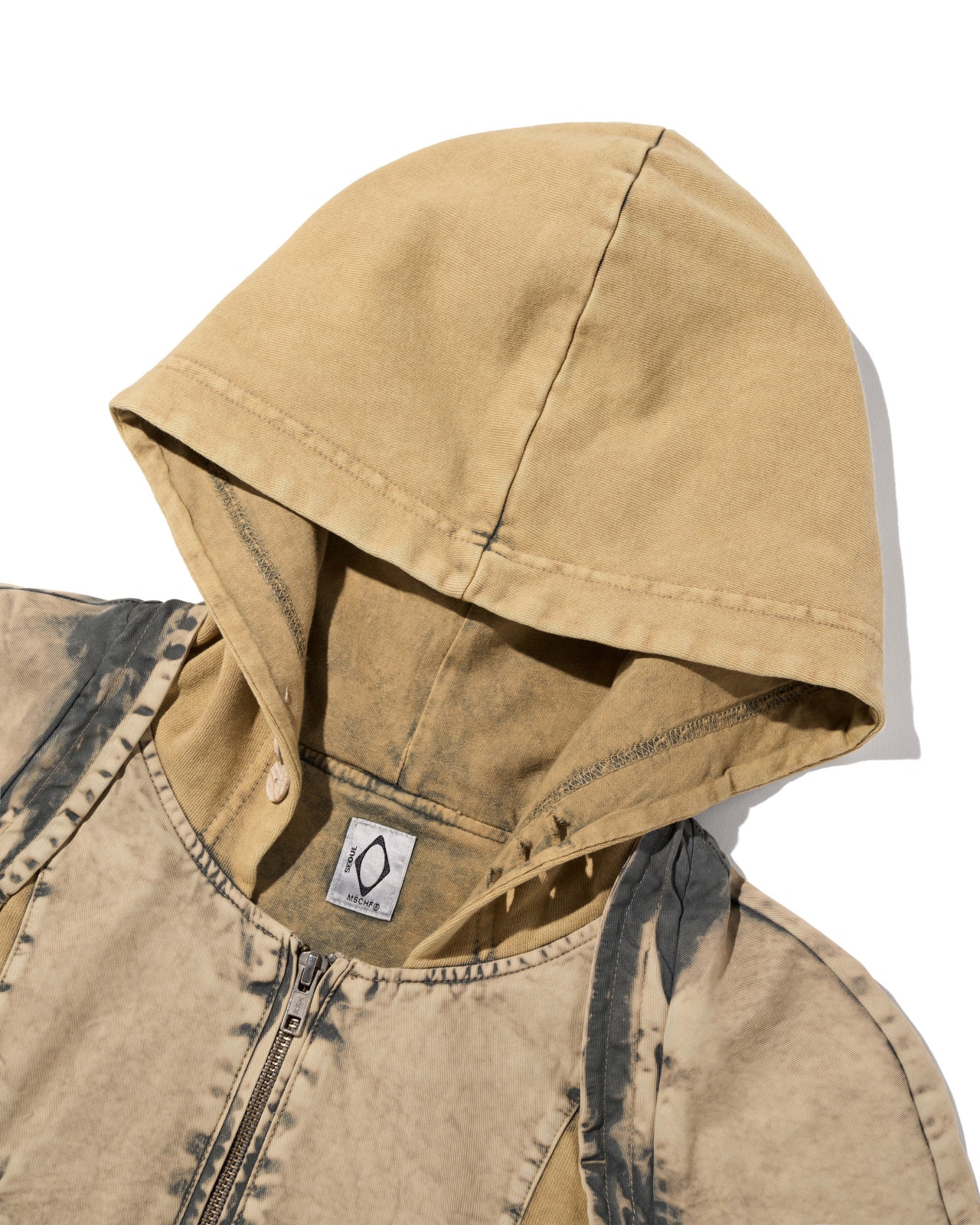 トップス MISCHIEF CUT OFF HOODIE OUTER - MISCHIEF
