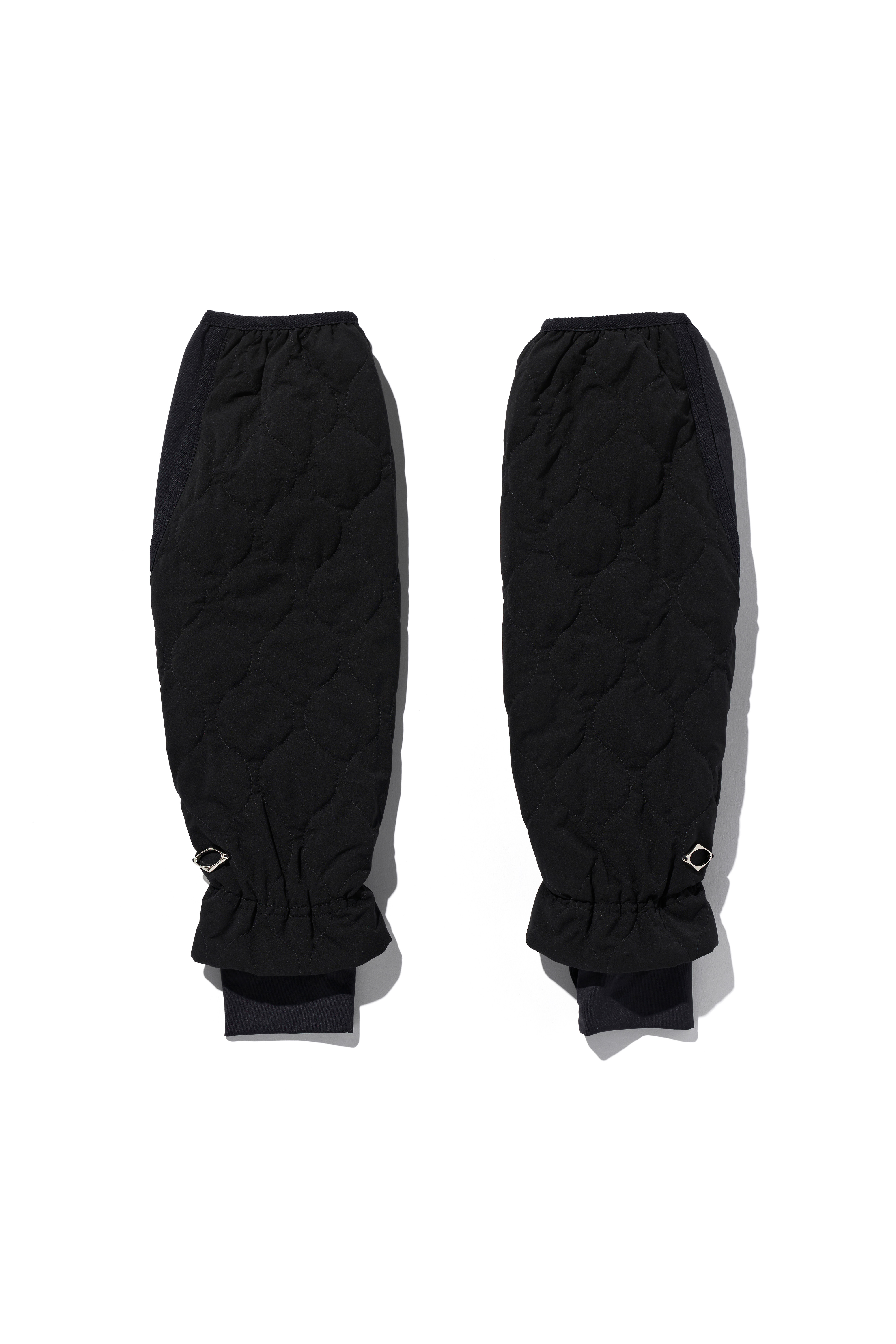 QUILTED ARM WARMERS_BLACK