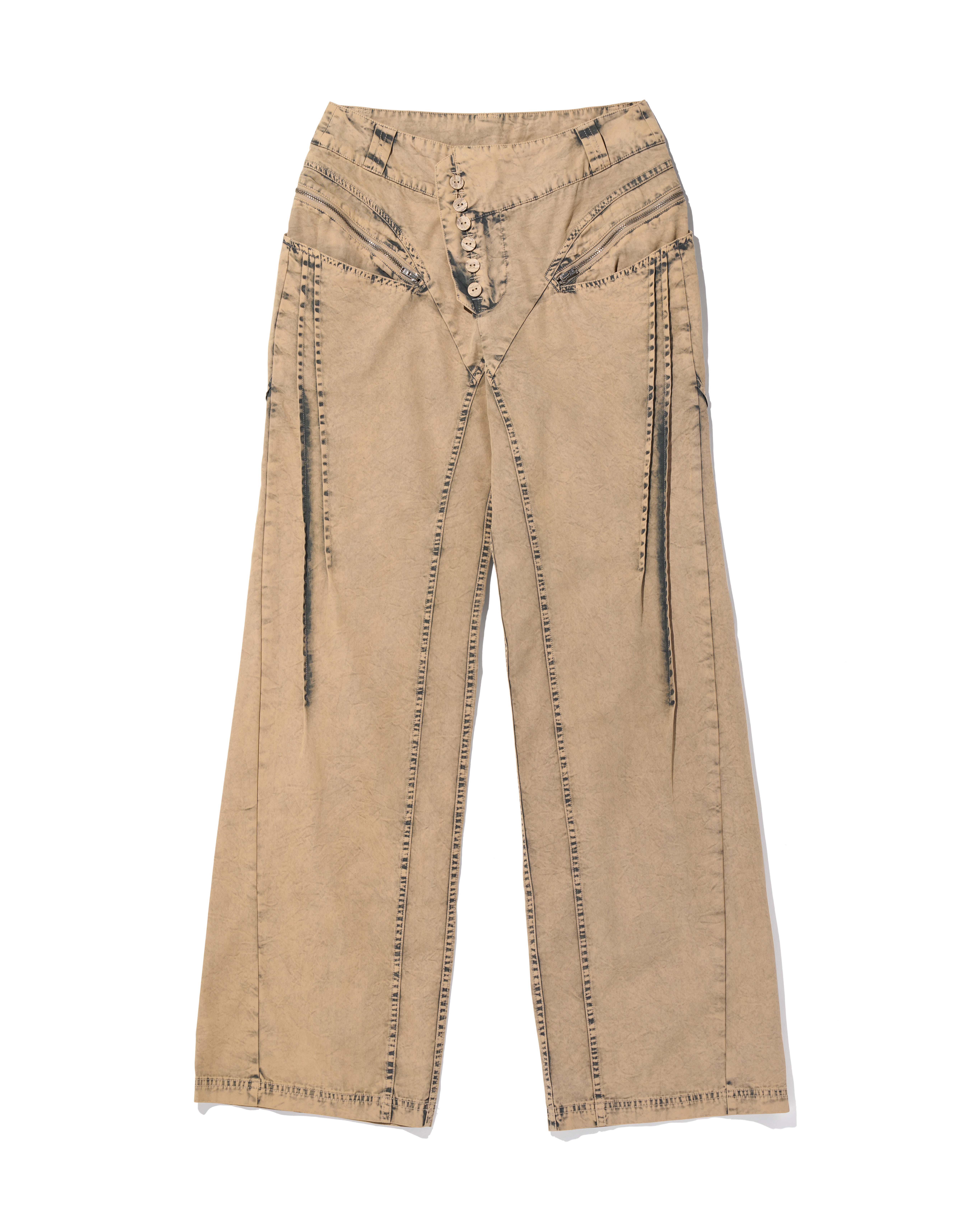 HIGH WAIST PANTS CHAMBRAY | PANTS | MADISONBLUE