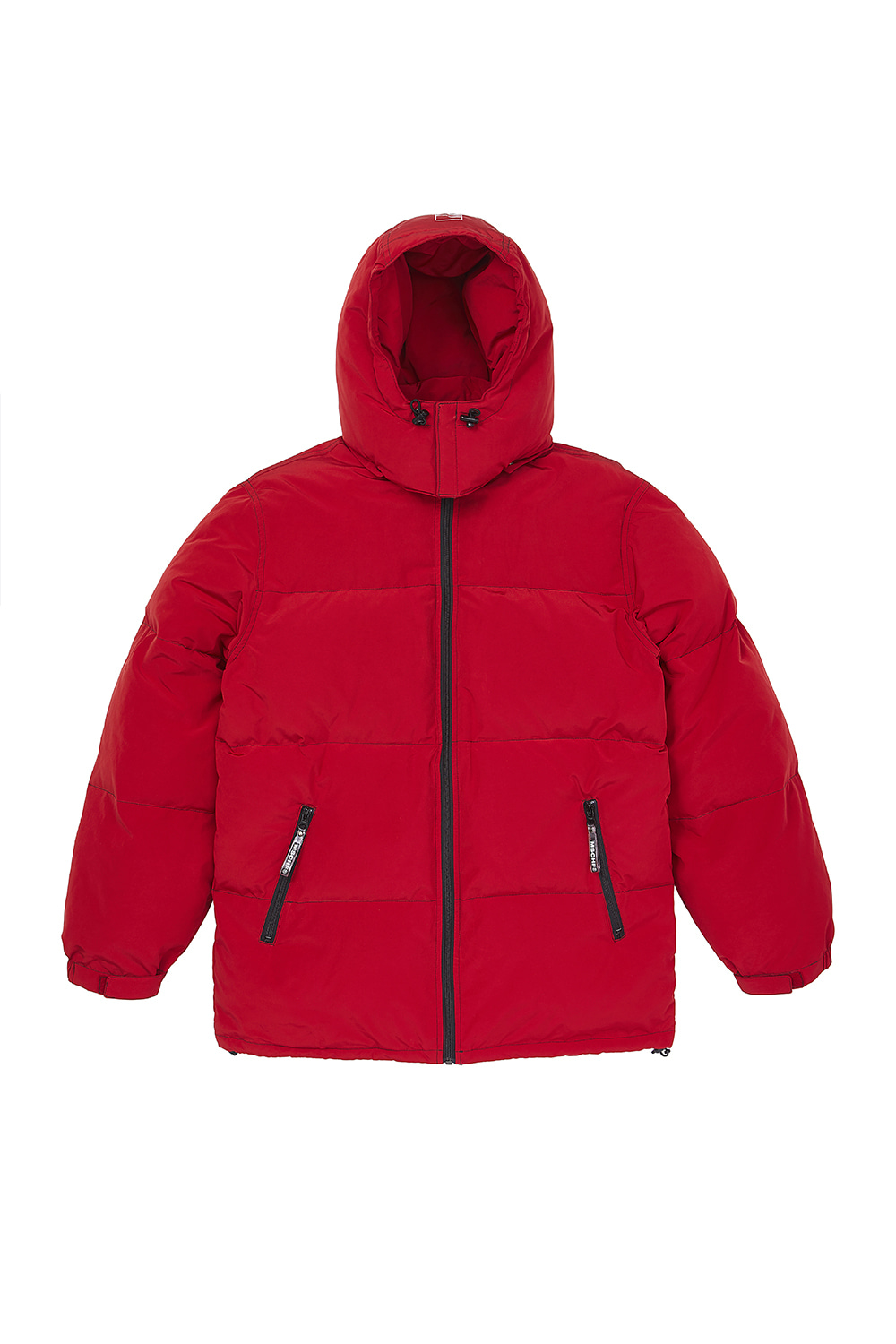 HOODED DOWN PARKA_red