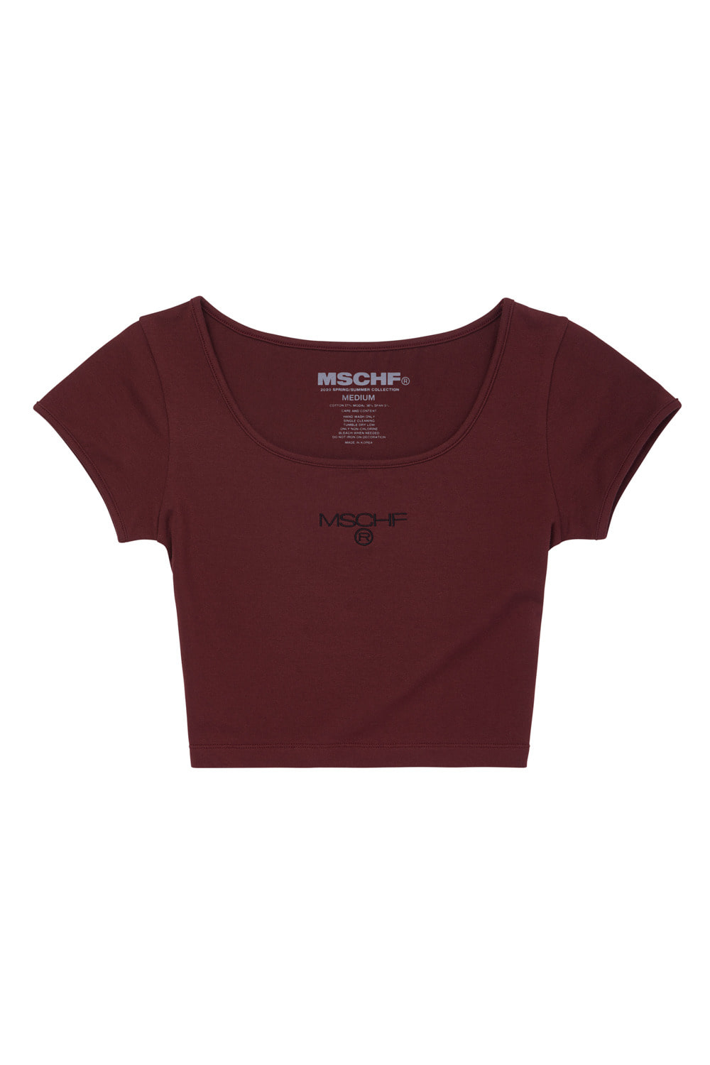 FITTED BASIC_burgundy