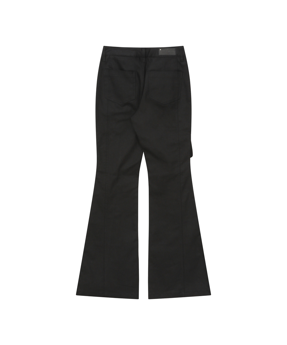 Line pocket cargo pants BLACK - 미세키서울