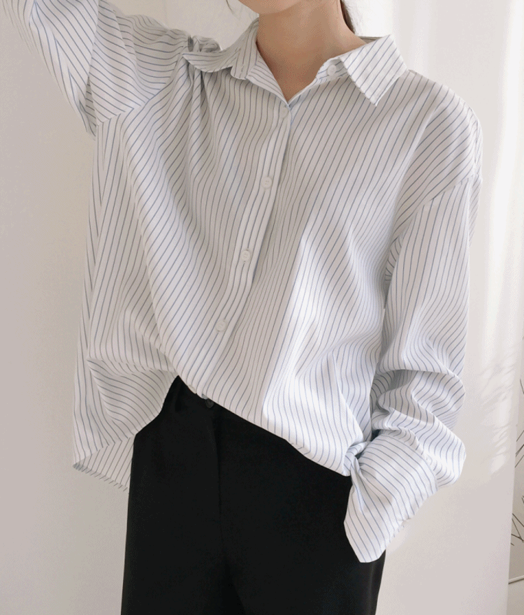ESSAYStriped Extended Sleeve Shirt