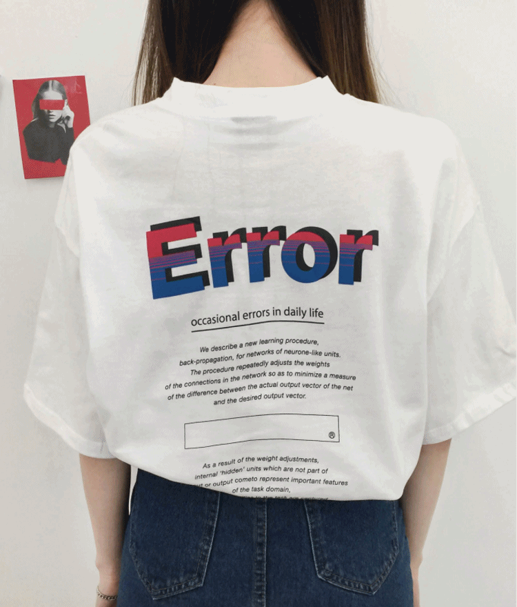 NEVERM!NDERROR Print Loose Fit T-Shirt